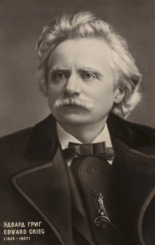 Edvard Grieg, Noorse componist en pianist (1843-1907) door Norwegian Photographer