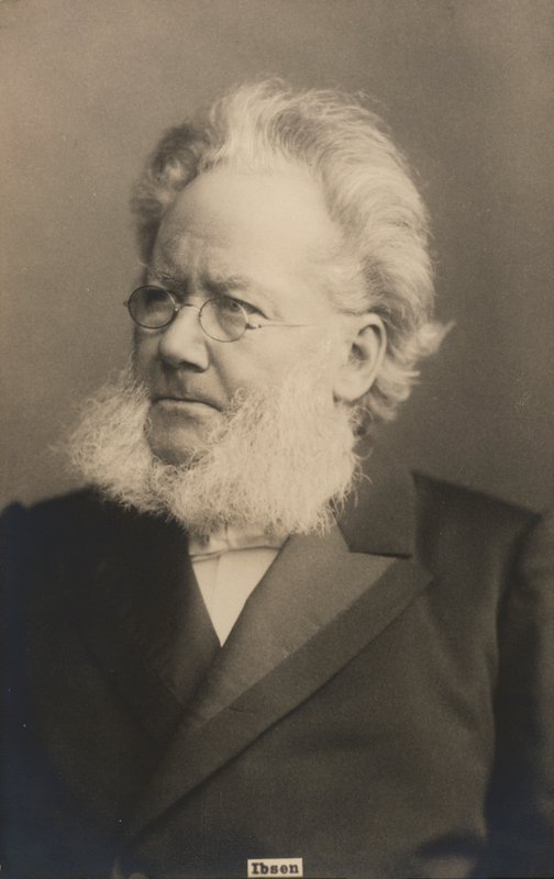 Henrik Ibsen, Noorse toneelschrijver en dichter door Norwegian Photographer