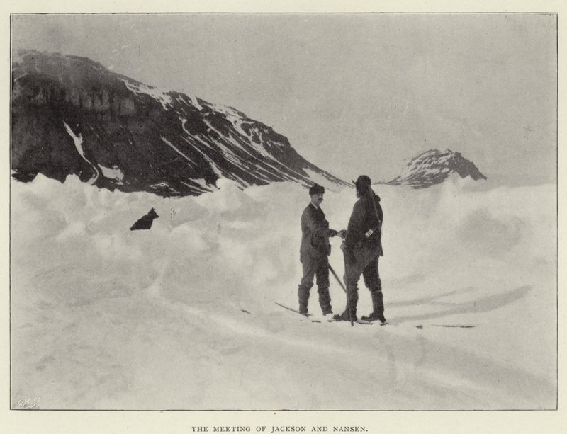 De ontmoeting van Jackson en Nansen door Norwegian Photographer