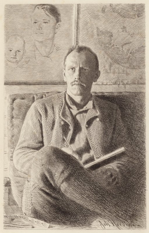 Portret van Fridtjof Nansen door Norwegian School