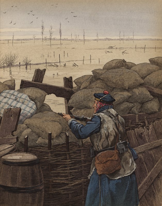 De Mariniersoldaat door Onfray de Breville Job