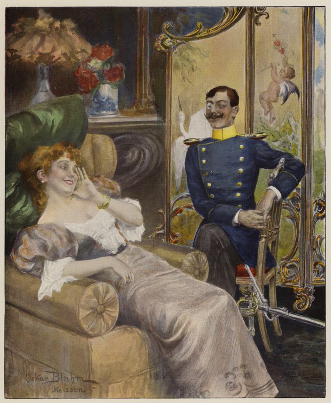 Een serieuze man door Oscar Bluhm