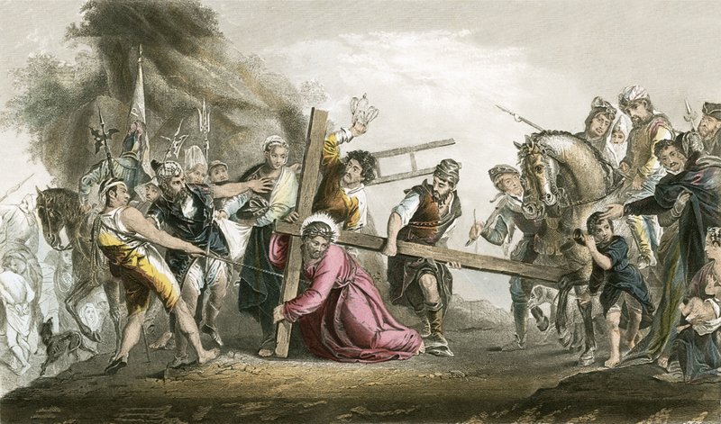 Christus draagt het kruis door Paolo Veronese