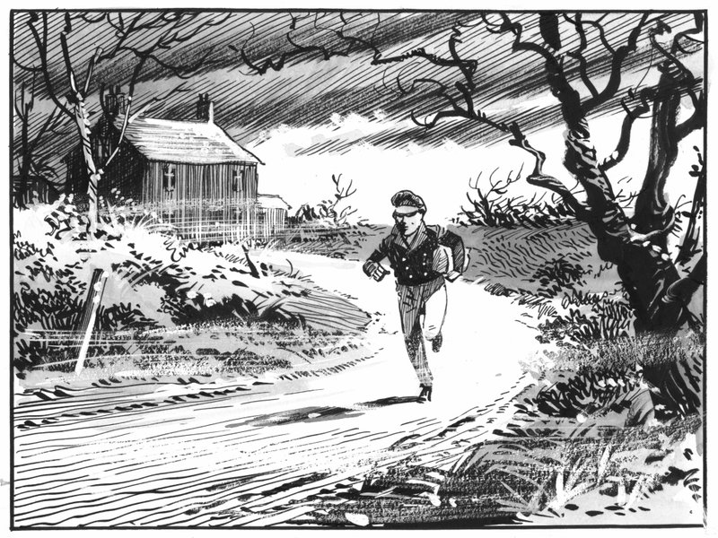 Illustratie voor Grote Verwachtingen door Charles Dickens (pen en inkt) door Pat (1907 95) Nicolle
