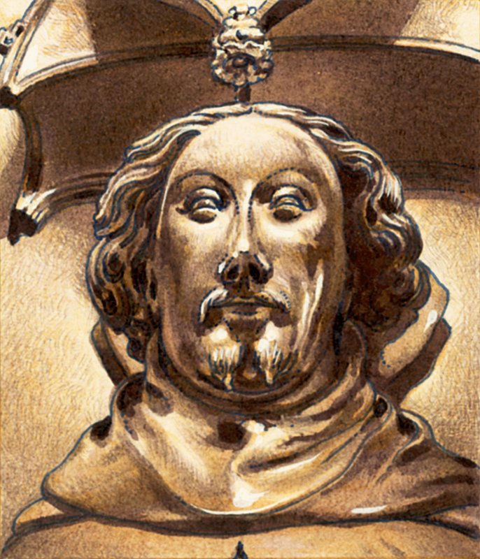 Koning Richard II van Engeland (gouache op papier) door Pat (1907 95) Nicolle