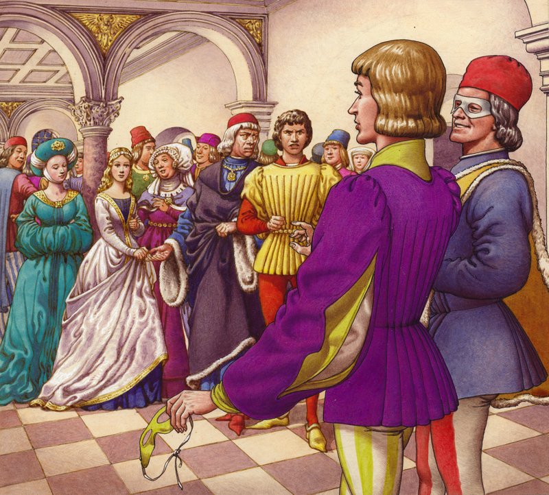 Romeo en Julia (gouache op papier) door Pat (1907 95) Nicolle