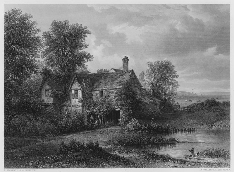 In Oud Hyde Park, uit het schilderij in de Vernon Gallery door Patrick Nasmyth