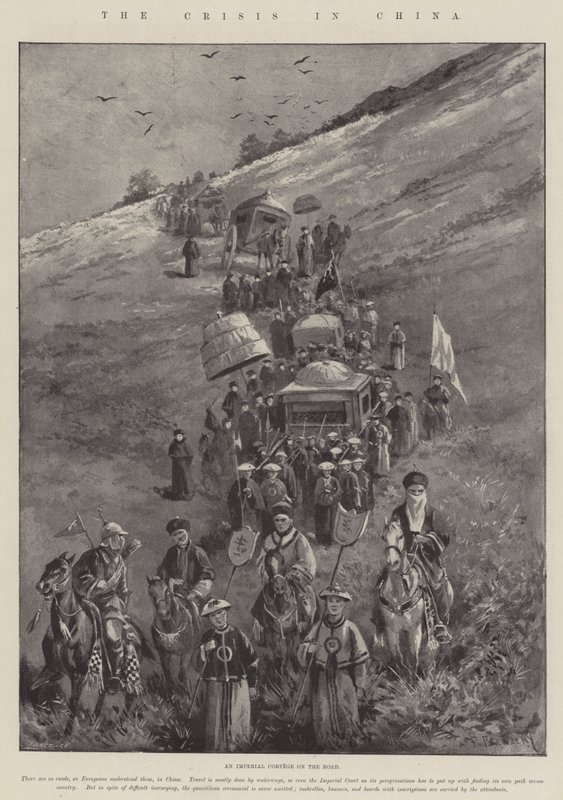 De Crisis in China door Paul Frenzeny