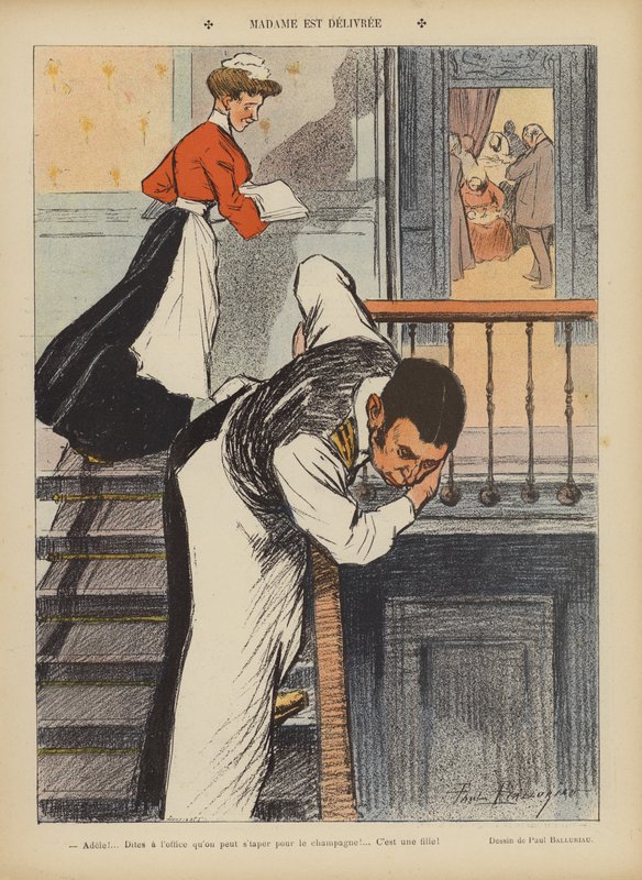 Illustratie voor Le Rire door Paul Balluriau