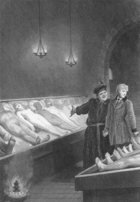 De kelder van meneer Bishop door Paul Dominique Philippoteaux