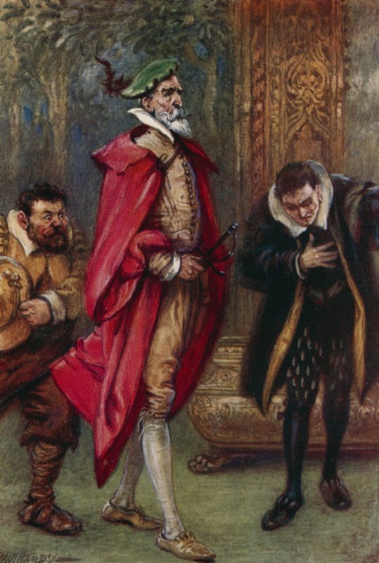 Zo uitgerust, betrad hij de staatskamer door Paul Hardy