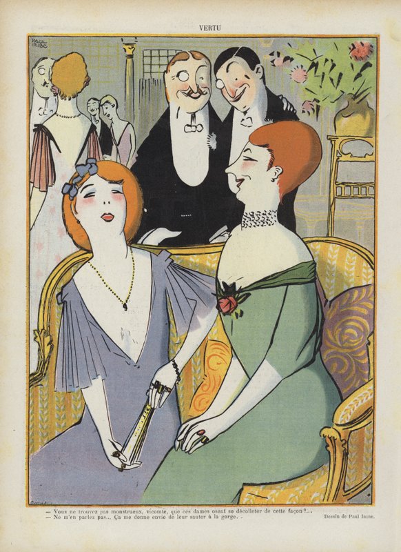 Illustratie voor Le Rire door Paul Iribe