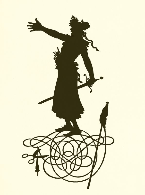 Een Midzomernachtsdroom, silhouet door Paul Konewka