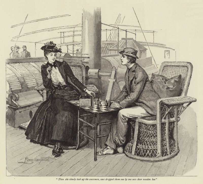 Illustratie voor A Delusion, door Theresa I Macquoid door Percy Macquoid