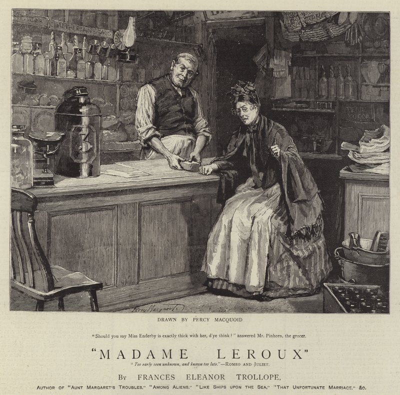 Madame Leroux door Percy Macquoid