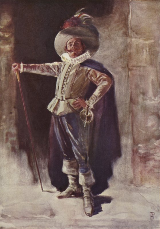 Coquelin als Cyrano de Bergerac door Percy Anderson