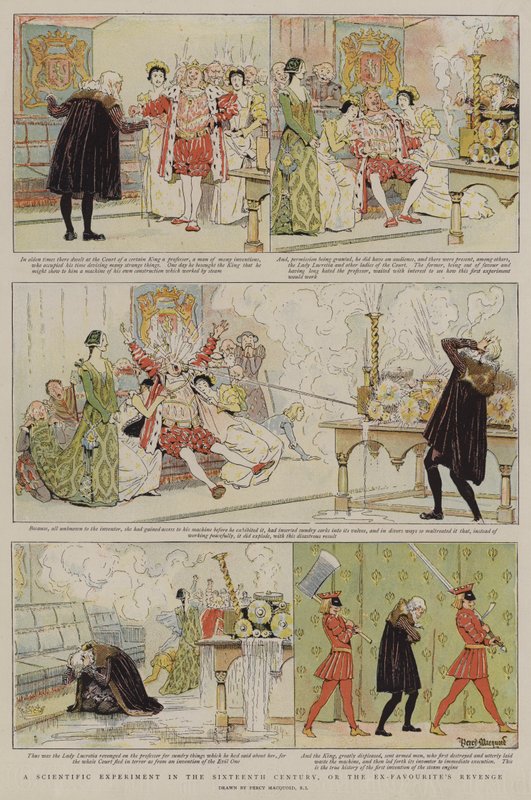 Een wetenschappelijk experiment in de zestiende eeuw, of de wraak van de ex-favoriet door Percy Macquoid