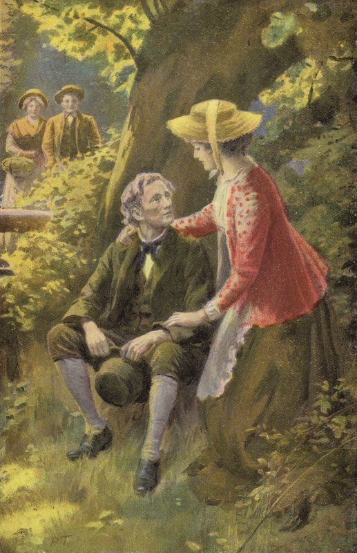 Illustratie voor Silas Marner door George Eliot door Percy Tarrant