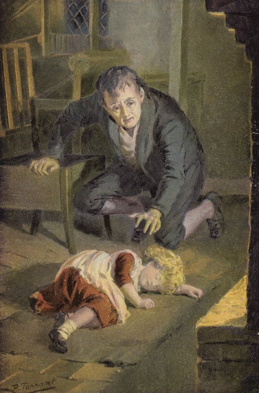 Illustratie voor Silas Marner door George Eliot door Percy Tarrant