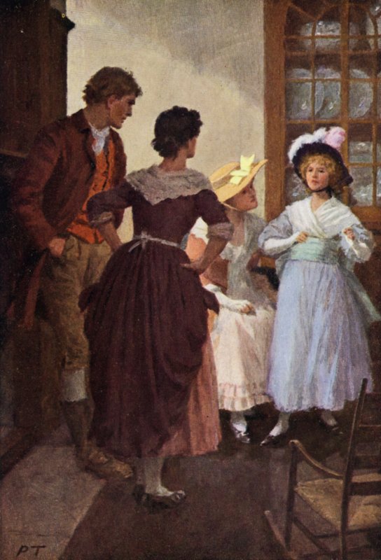 Illustratie voor Wuthering Heights door Emily Bronte door Percy Tarrant