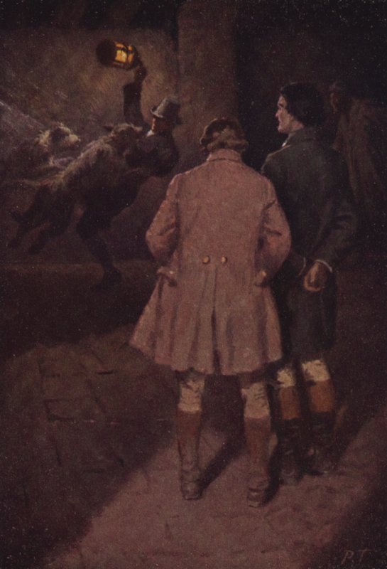 Illustratie voor Wuthering Heights door Emily Bronte door Percy Tarrant