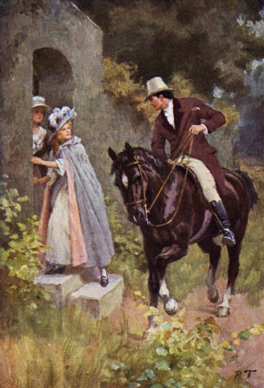 Illustratie voor Wuthering Heights door Emily Bronte door Percy Tarrant