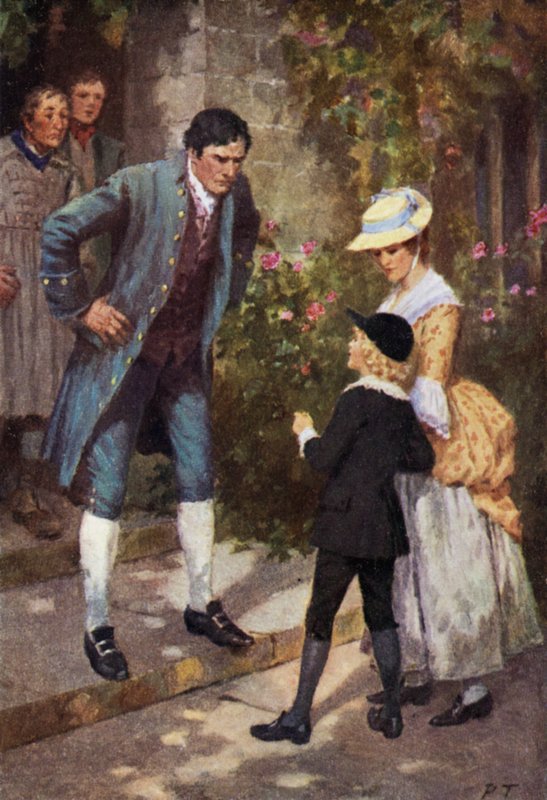 Illustratie voor Wuthering Heights door Emily Bronte door Percy Tarrant