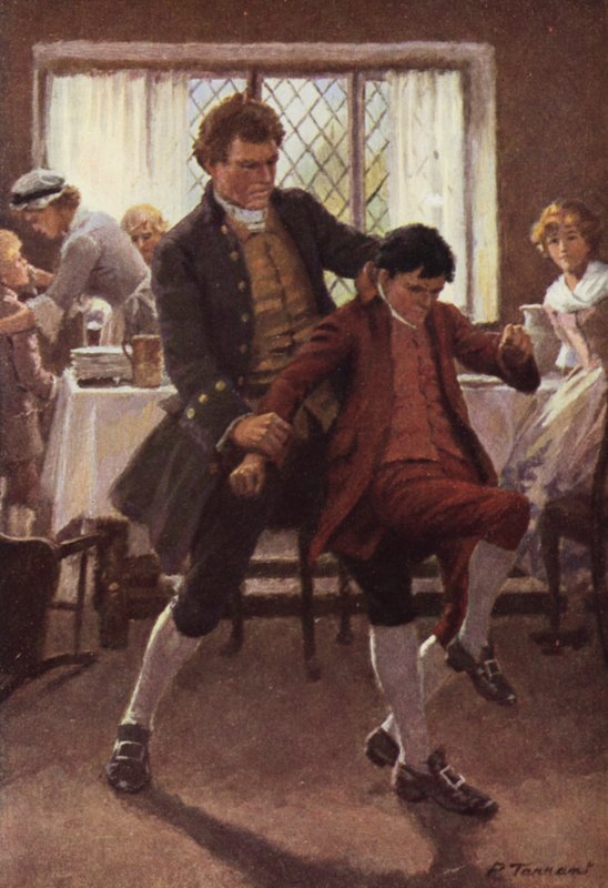 Illustratie voor Wuthering Heights door Emily Bronte door Percy Tarrant