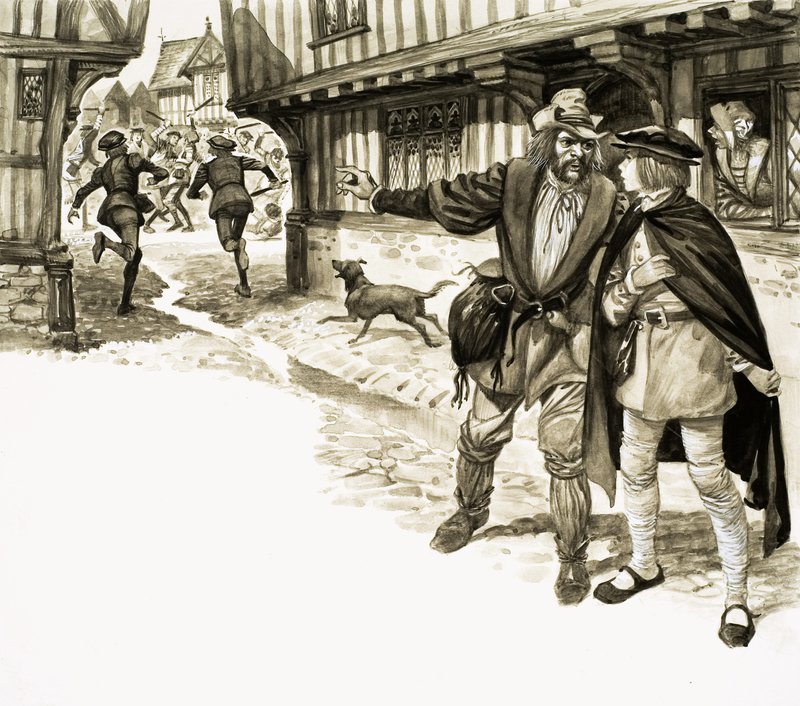 Een dag in het leven van... een leerling-drukker: Toen de bisschop de boeken verbrandde door Peter Jackson
