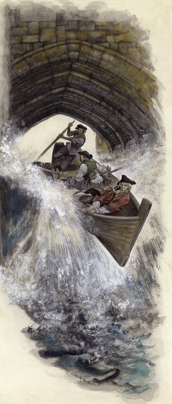 Schieten op de oude London Bridge door Peter Jackson