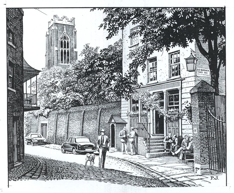 De Grenadier, Wilton Row, Belgravia door Peter Jackson