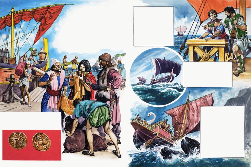 Het Wonderlijke Verhaal van Groot-Brittannië: Vroege Handelaren door Peter Jackson
