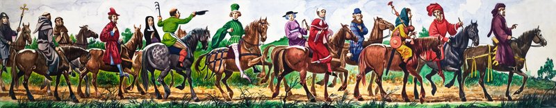Het wonderlijke verhaal van Groot-Brittannië: De dichter Chaucer en de pelgrims door Peter Jackson