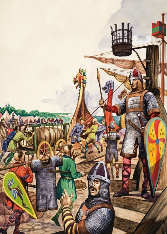 Het wonderlijke verhaal van Groot-Brittannië: De Saksische krijgers en Normandische indringers door Peter Jackson