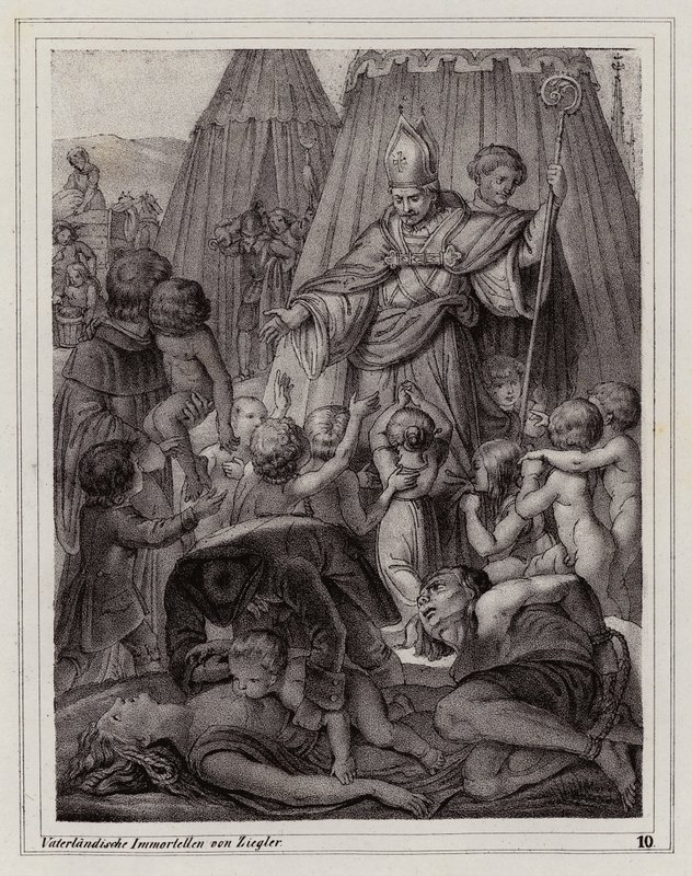 Tweede Beleg van Wenen door de Turken door Peter Johann Nepomuk Geiger