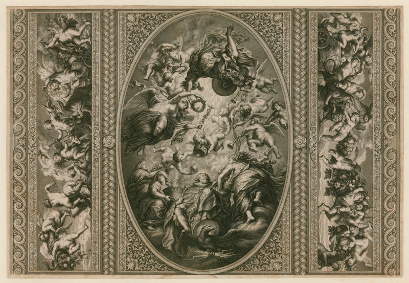 Plafond van de Banketzaal in Whitehall door Peter Paul Rubens