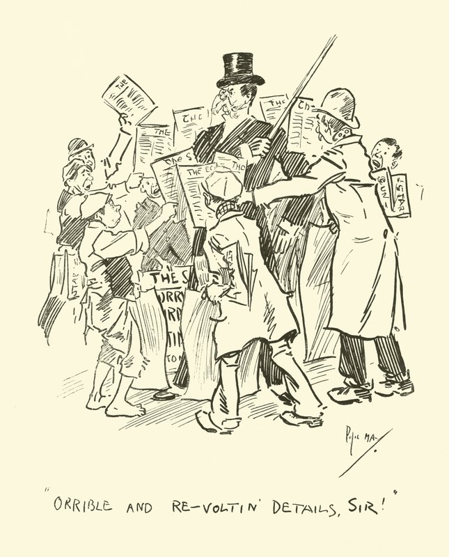 Illustratie voor Phil Mays Gutter-Snipes door Phil May