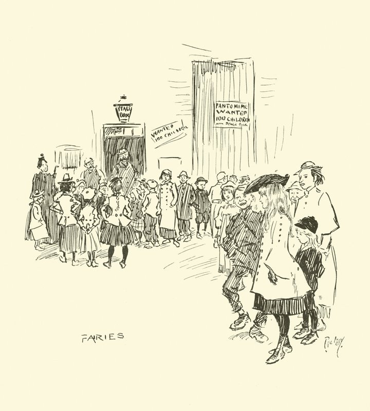 Illustratie voor Phil Mays Gutter-Snipes door Phil May