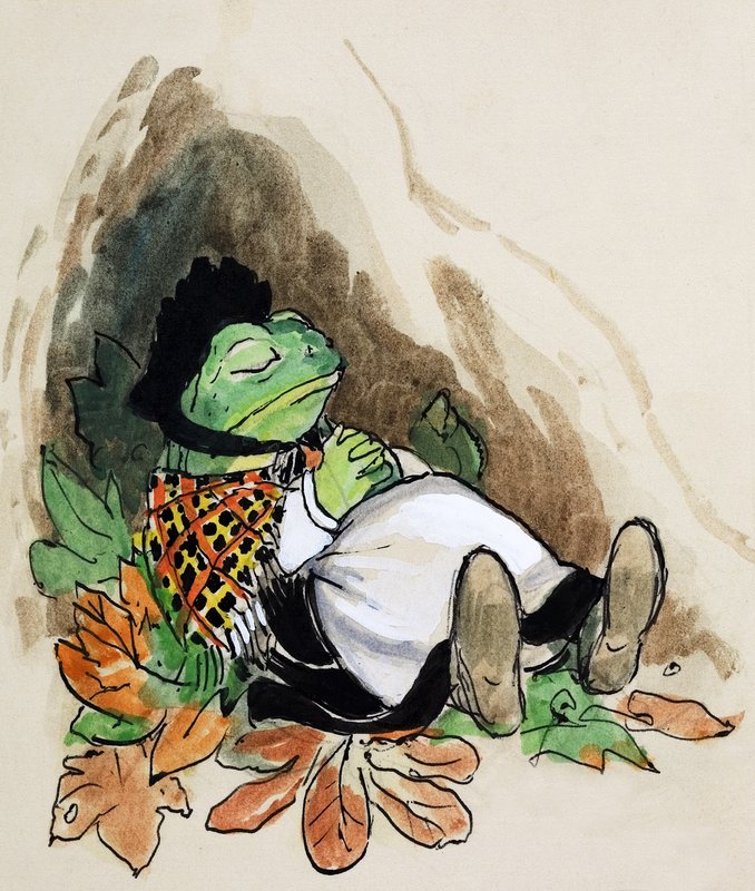 Pad van Paddenzaal (gouache op papier) door Philip Mendoza