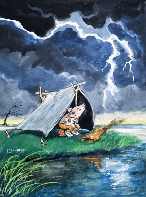 Stadsmuis en plattelandsmuis door Philip Mendoza