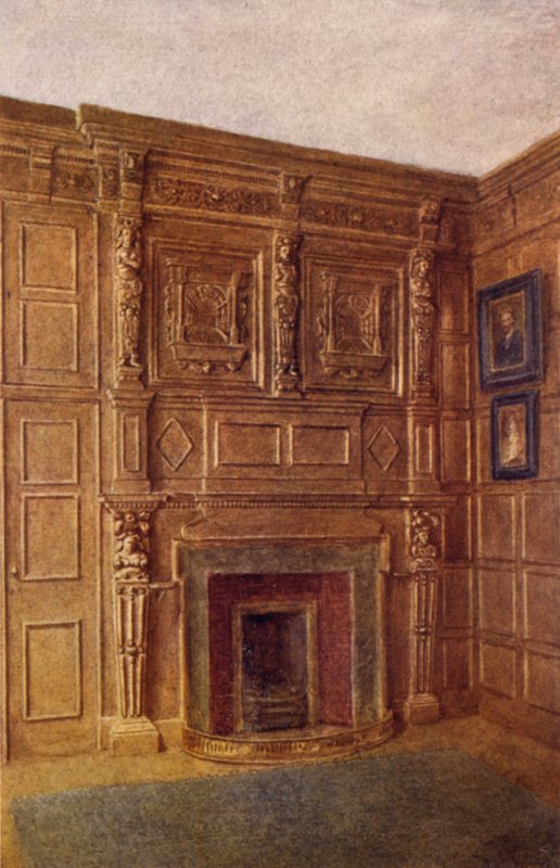 Schouw en deel van kamer op nr. 4 Coleman Street, 1892 door Philip Norman