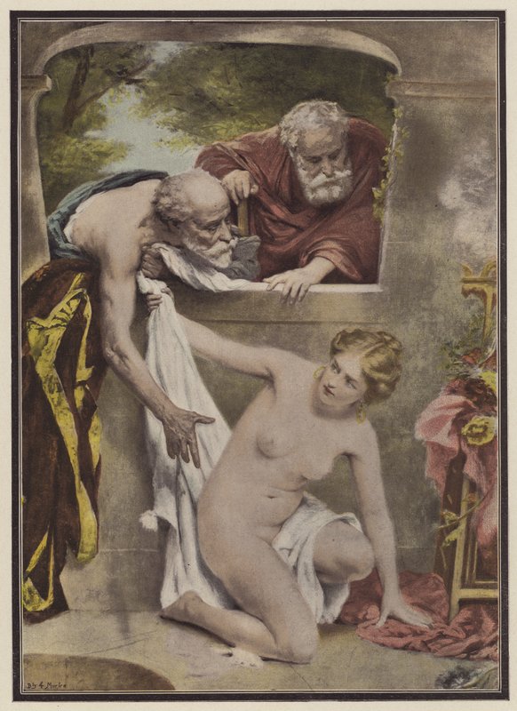 Susanna en de Ouderlingen door Philippe Felix Dupuis