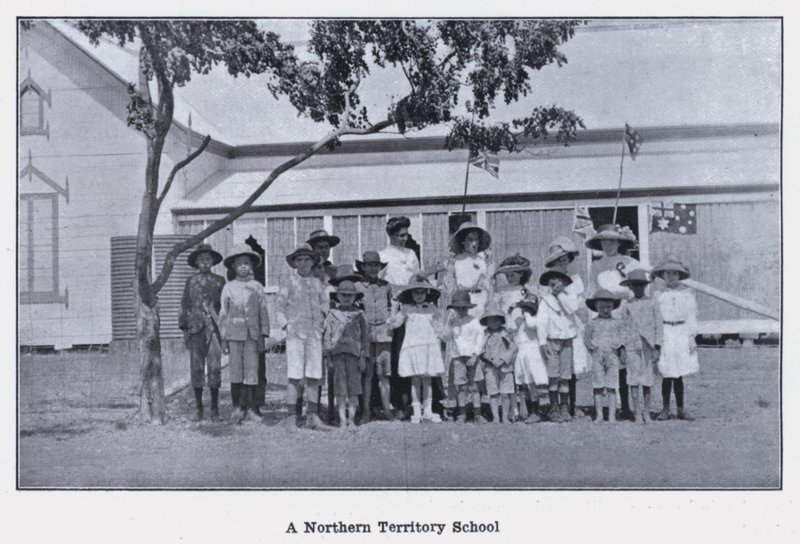 Een school in het Northern Territory door Photographer Australian