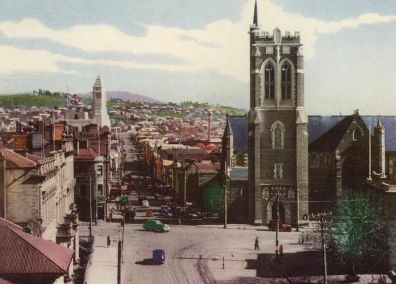Tasmanië: Murray Street, Hobart door Photographer Australian