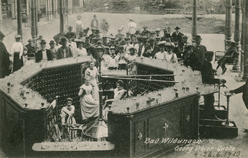 Bad Wildungen. Ansichtkaart verzonden in 1913. door Photographer German