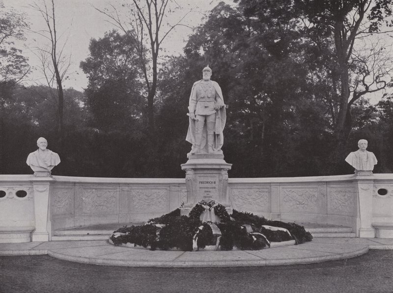 Monument van Keizer Friedrich III door Photographer German
