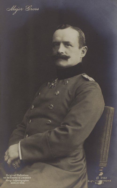 Hans Georg Friedrich Gross, Duitse ballonvaarder en luchtschipbouwer door Photographer German