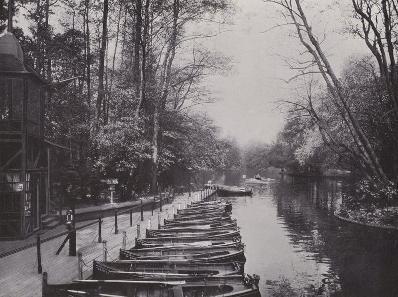 Im Tiergarten, Bootstation am Neuen See door Photographer German