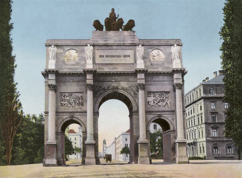 München: Siegestor door Photographer German