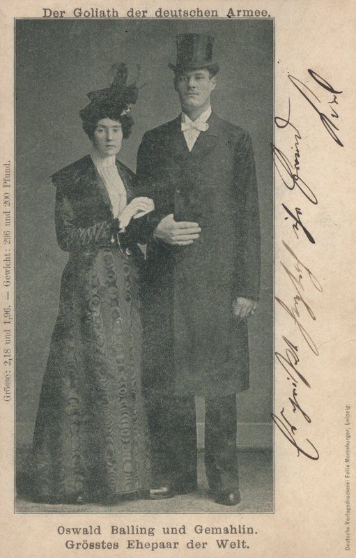 Oswald Balling en zijn vrouw, het langste getrouwde stel ter wereld door Photographer German